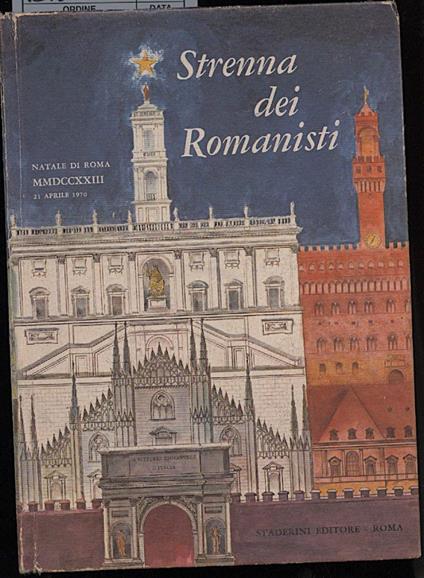 Strenna Dei Romanisti - copertina