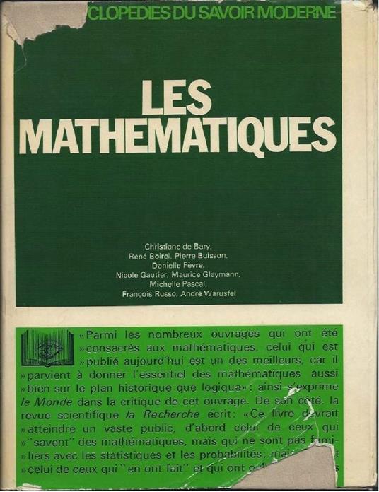 Les Mathematiques - copertina