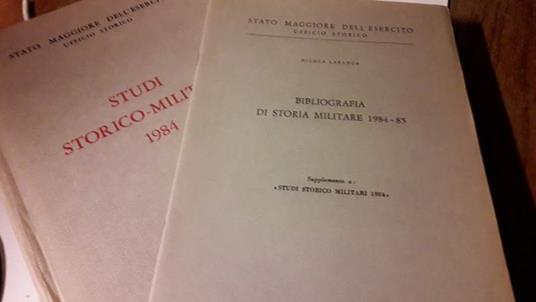 Studi Storico Militari 1984 - copertina