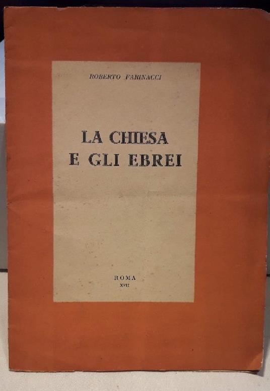 La Chiesa e Gli Ebrei - copertina