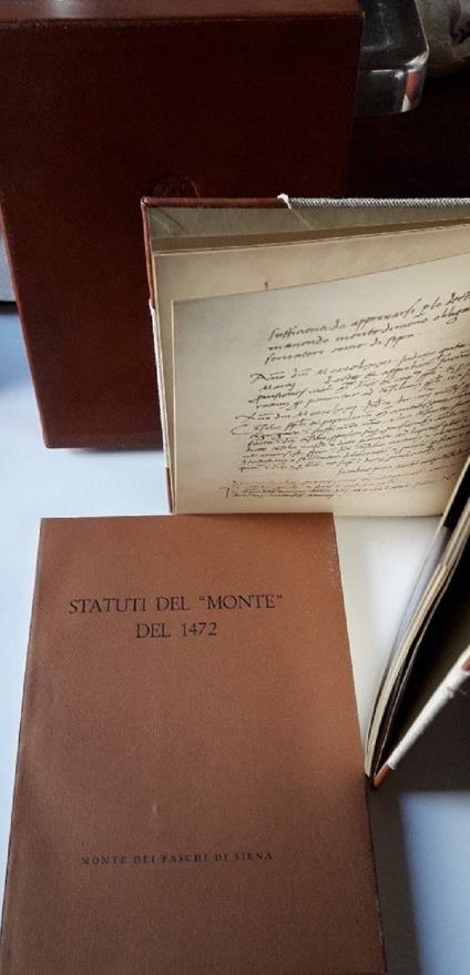 Statuti Del "monte" Del 1472 - copertina