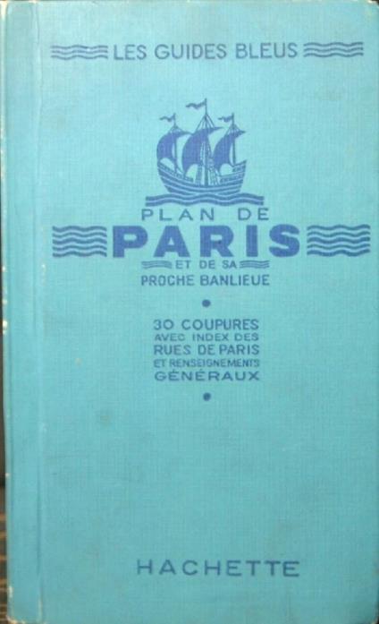 Plan De Paris Et De Sa Proche Banlieue  - copertina