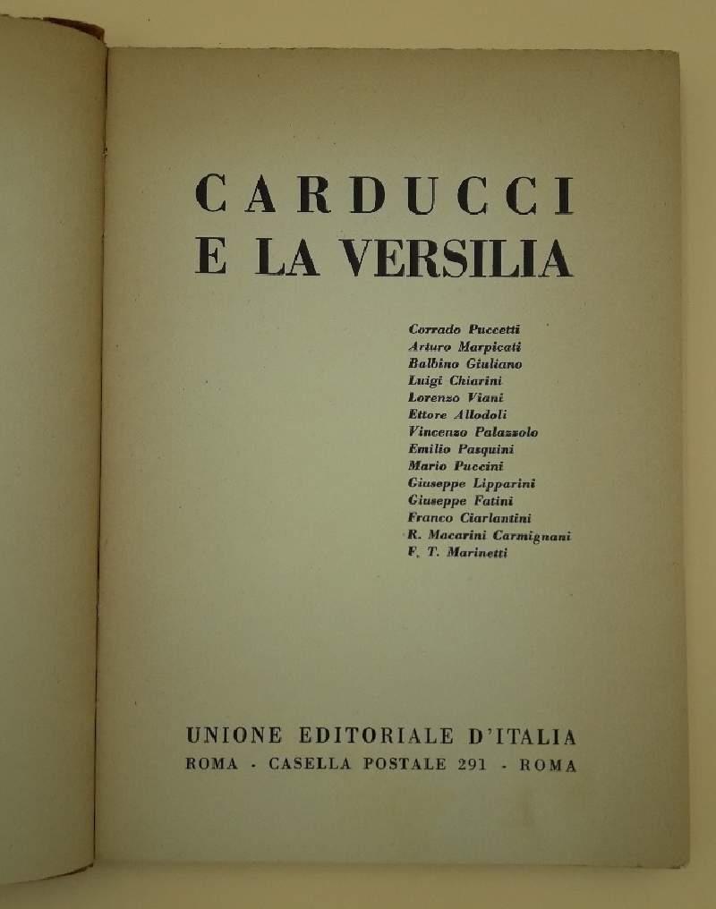 Carducci e La Versilia