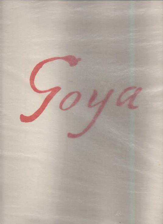Goya  - copertina