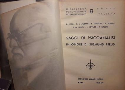 Saggi di Psicoanalisi in Onore di Sigmund Freud - copertina