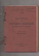 Raccolta di Disposizioni Permanenti in Vigore per Il R. Esercito Fascicolo N.11 Pensioni 