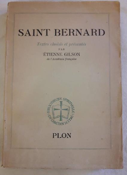 Saint Bernard - Gilson Étienne - copertina