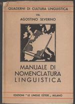 Manuale di Nomenclatura Linguistica 