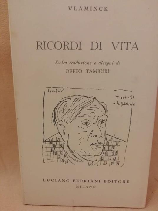 Ricordi di Vita - Maurice Vlaminck - copertina