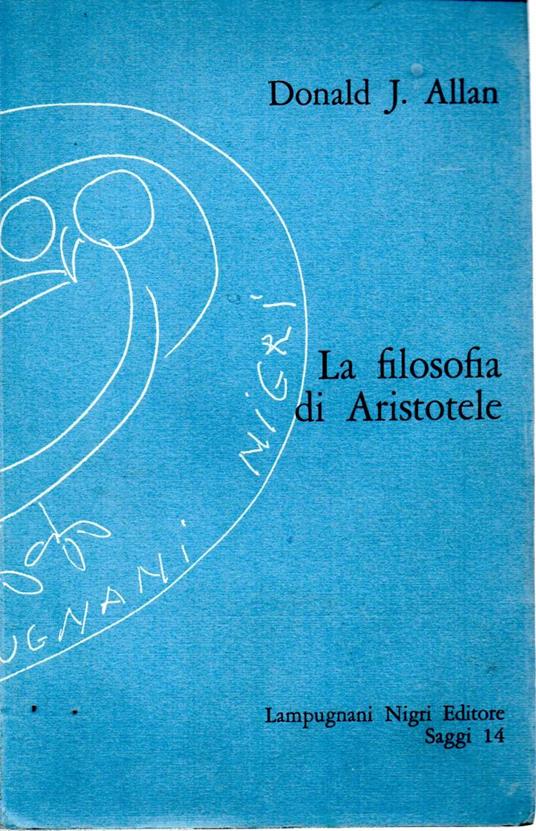 La Filosofia di Aristotele - copertina