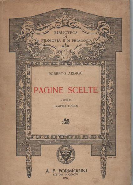 Pagine Scelte  - copertina