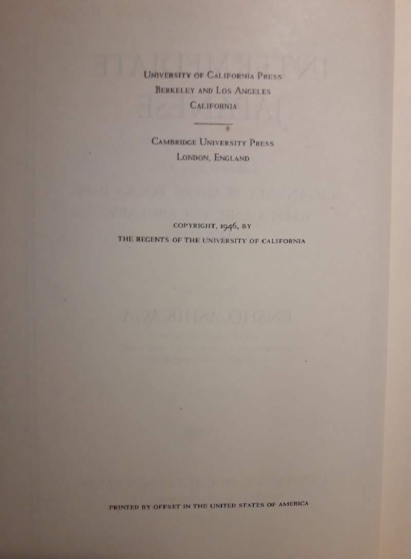 Intermediate Japanese-selections From The Naganuma Readers, Books Ii-iv With Kanji, Vocabulary, And Notes