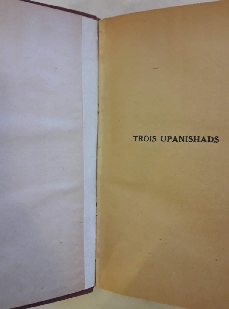 Trois Upanishads(isha, Kena, Mundaka)