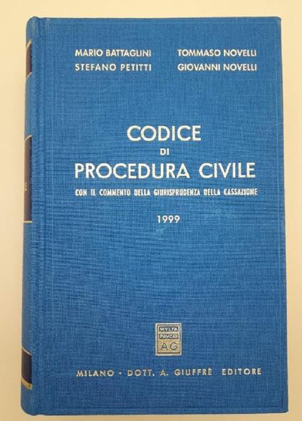 Codice di Procedura Civile con Il Commento Della Giurisprudenza Della Cassazione - copertina