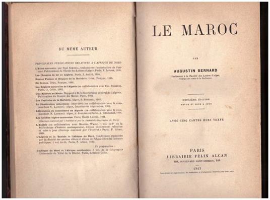 Le Maroc  - copertina