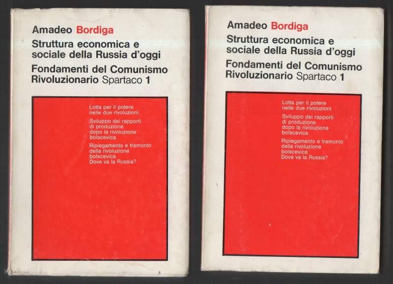 Struttura Economica e Sociale Della Russia D'oggi-fondamenti Del Comunismo Rivoluzionario Spartaco 1 