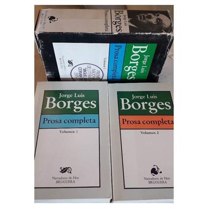 Borges-prosa Completa-2 Voll.  - copertina
