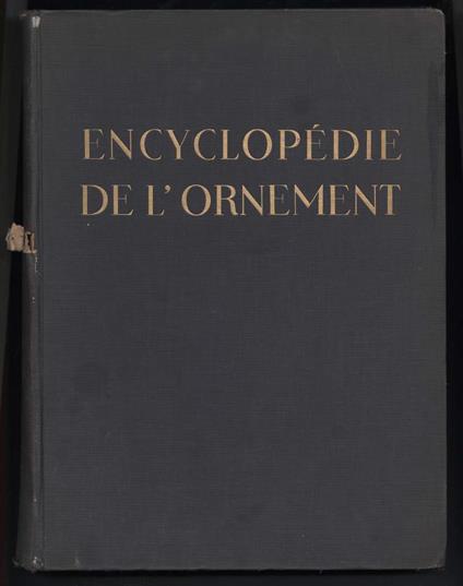 Encyclopedie De L'ornement - copertina