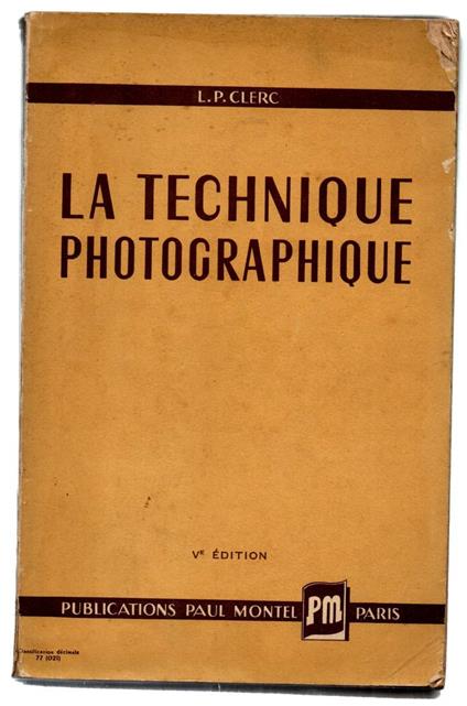 La Technique Photographique - copertina