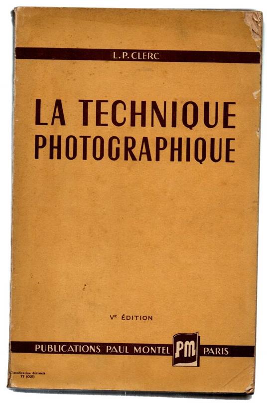 La Technique Photographique - copertina