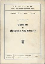 Elementi di Statistica Giudiziaria