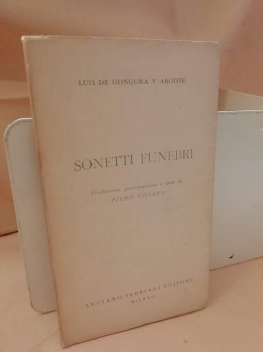 Sonetti Funebri - copertina