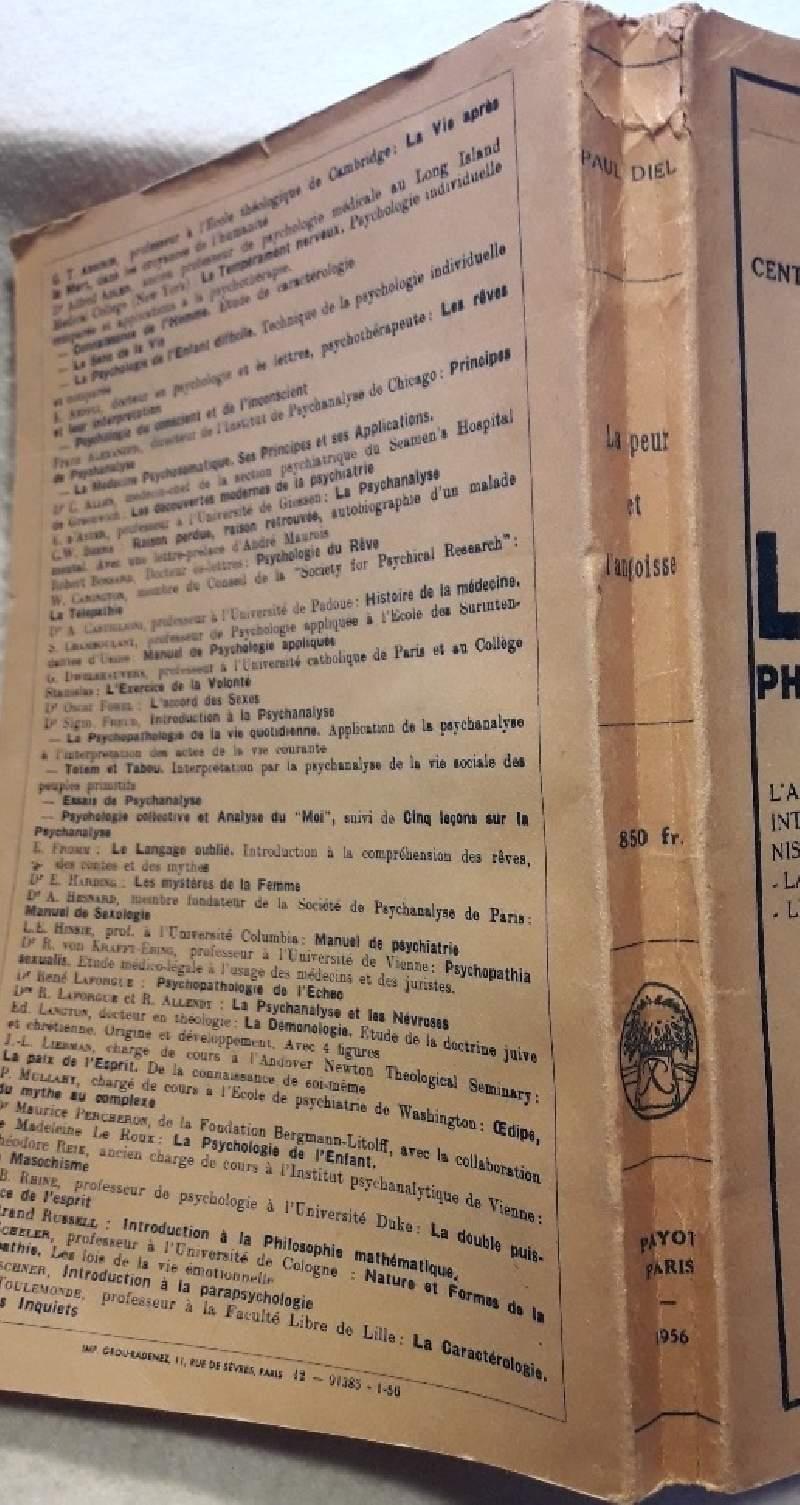La Peur Et L'angoisse Phenomene Central De La Vie Et De Son Evolution