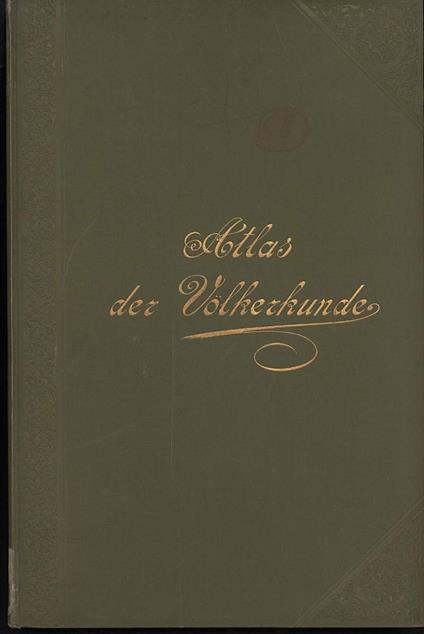 Atlas Der Volkerkunde (berghaus Physikalischer Atlas, Abteilung Vii) - copertina