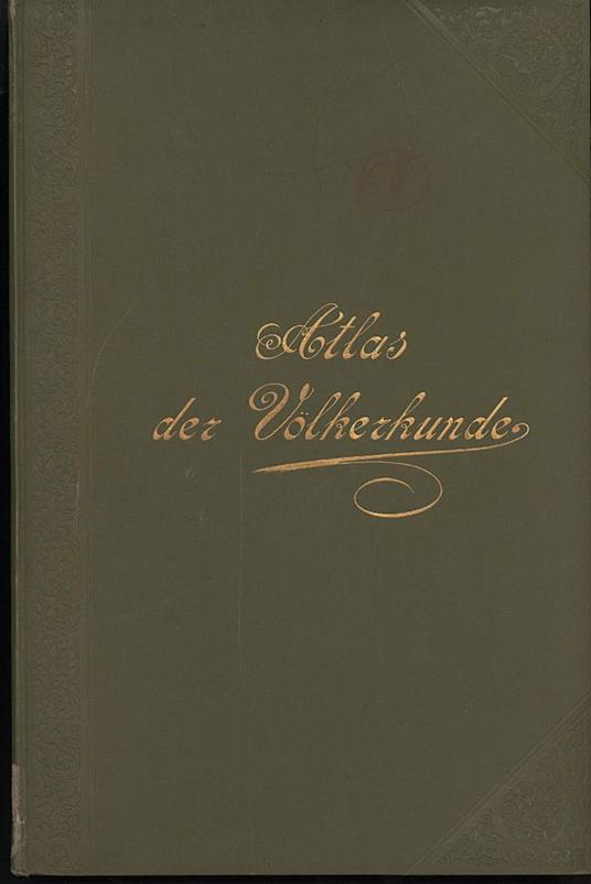 Atlas Der Volkerkunde (berghaus Physikalischer Atlas, Abteilung Vii) - copertina