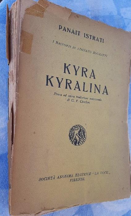 Kyra Kyralina- I Racconti D'adriano Zograffi- - copertina