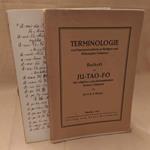 Terminologie Und Namenzerzeichnis su Religion Und Philosophie Ostasiens Beiheft Zu Ju-tao-fo 