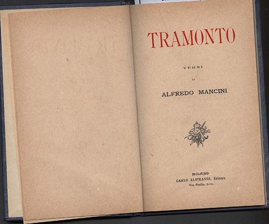 Tramonto - copertina