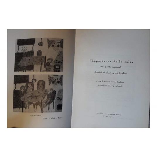 L' importanza Della Salsa Nei Piatti Regionali Descritti Ed Illustrati Dai Bambini - copertina