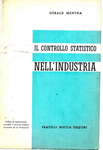 Il Controllo Statistico Nell'industria - copertina