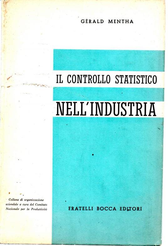 Il Controllo Statistico Nell'industria - copertina