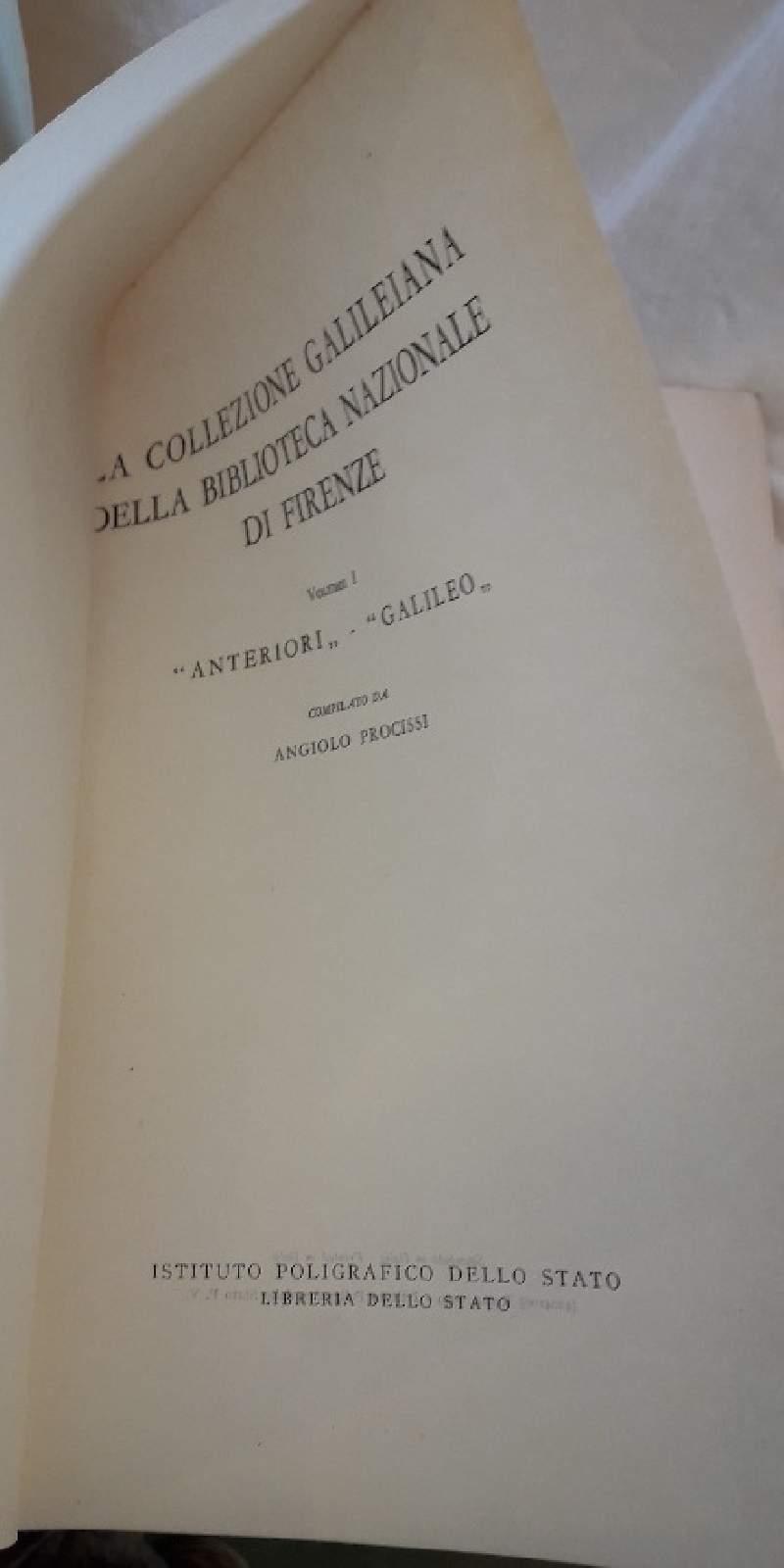 La Collezione Galileinana Della Biblioteca Nazionale di Firenze