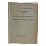 Catalogo Dei Manoscritti Della Biblioteca Vallicelliana-vol. I