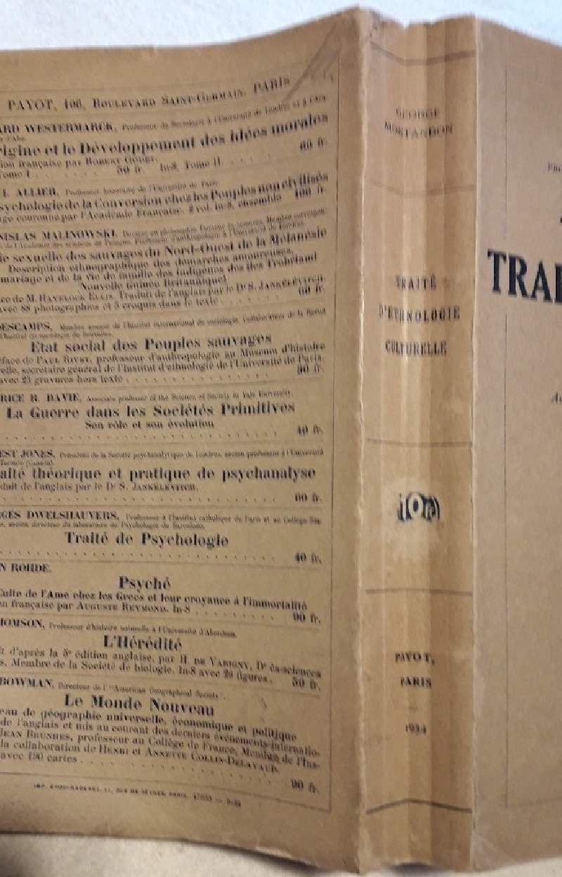 L' olognese Culturelle Traitè D'ethnologie Culturelle