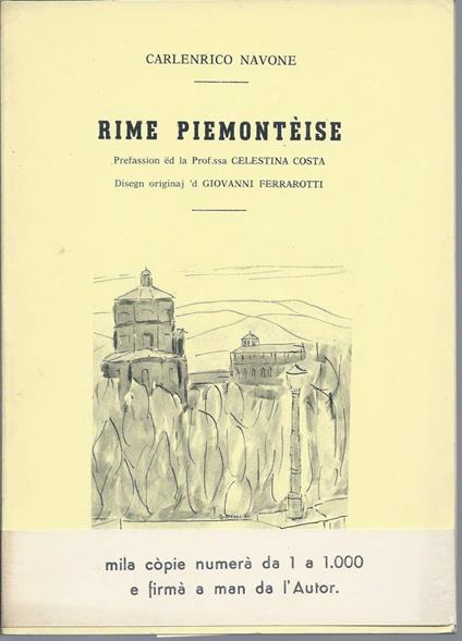 Rime Piemonteise - copertina