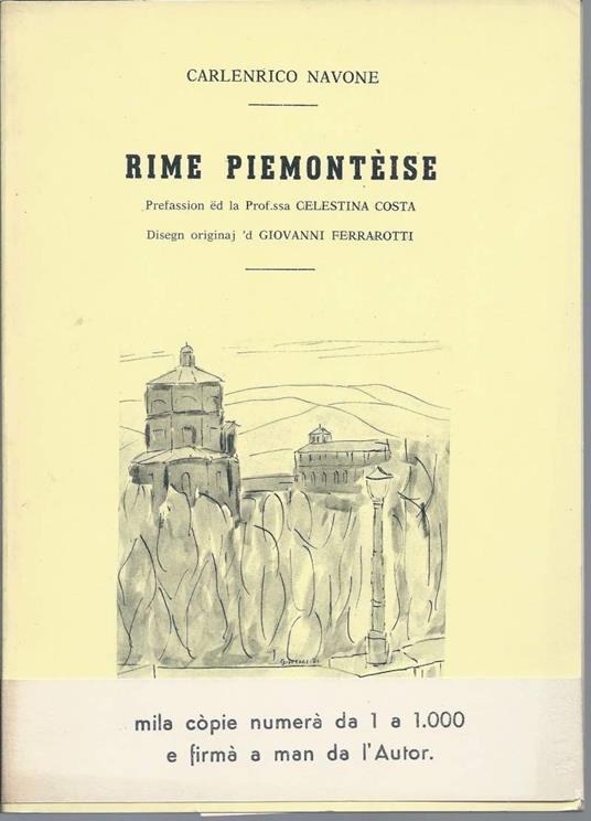Rime Piemonteise - copertina