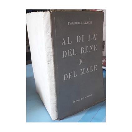 Al di La Del Bene e Del Male  - copertina