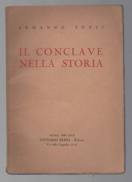 Il Conclave Nella Storia  - copertina