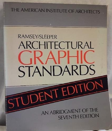 Architectural Graphic Standards-student Editon - copertina