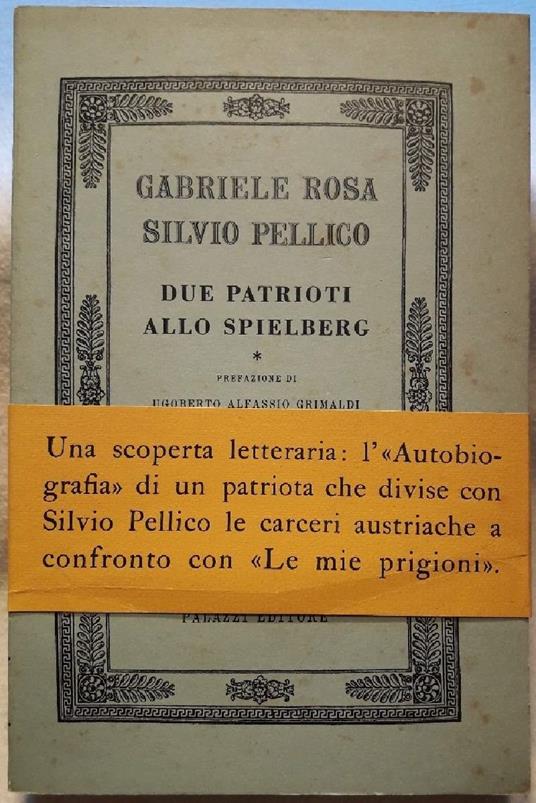 Due Patrioti Allo Spielberg - copertina