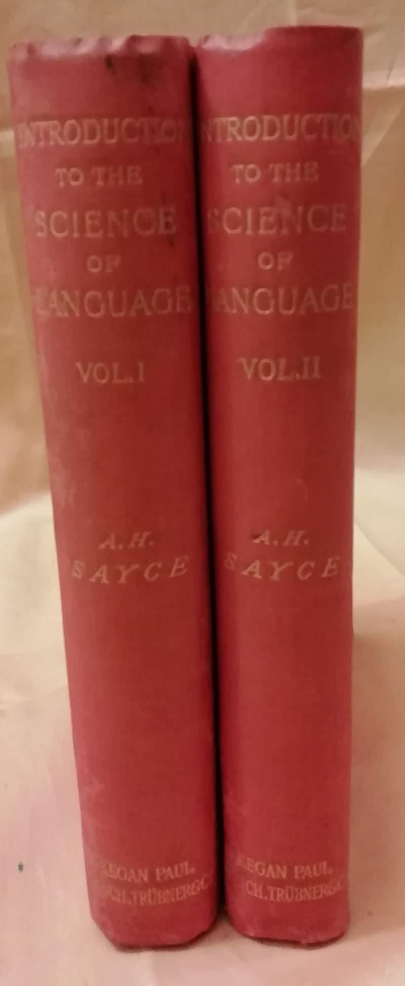 Introduction To The Science Of Language 