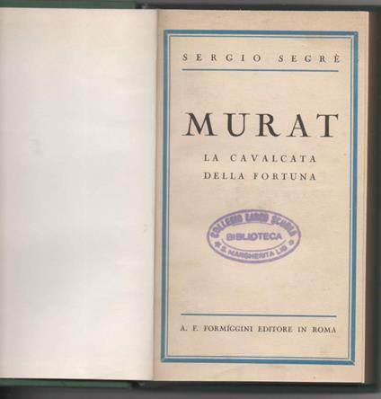 Murat La Cavalcata Della Fortuna  - copertina