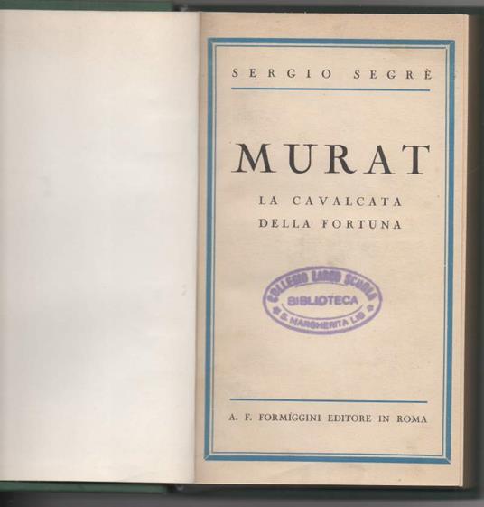Murat La Cavalcata Della Fortuna  - copertina