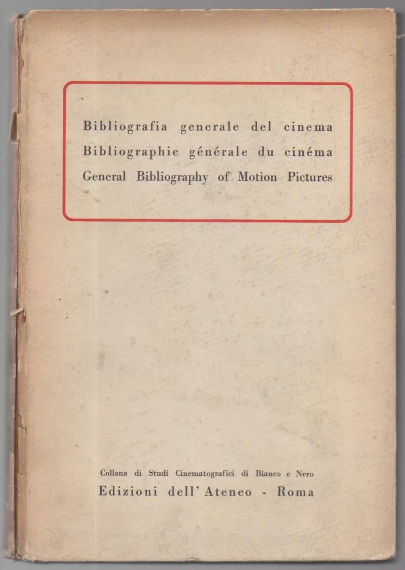 Bibliografia Generale Del Cinema