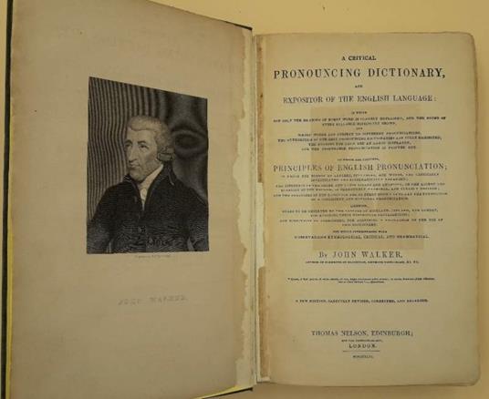 A Critical Pronouncing Dictionary And Expositor Of The English Language - copertina