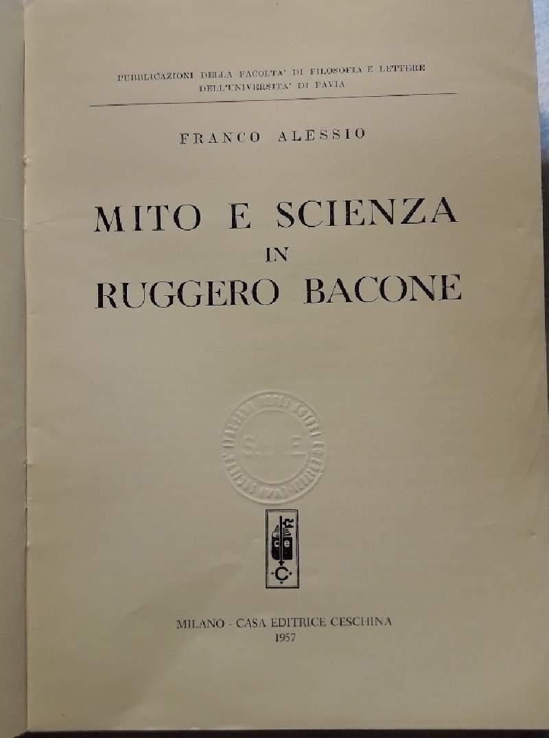 Mito e Scienza in Ruggero Bacone